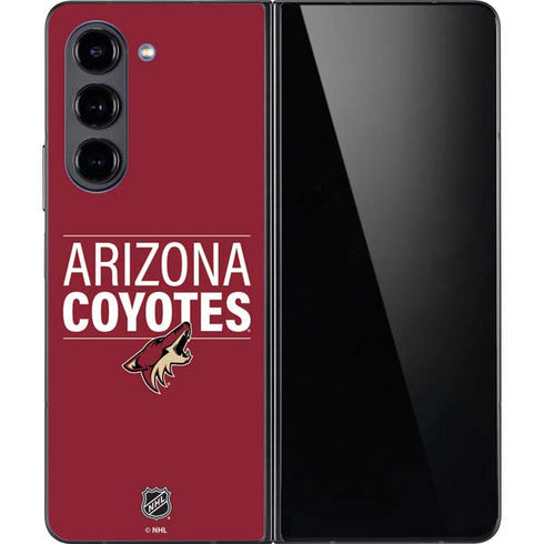 NHL Arizona Coyotes Lineup Galaxy Z Fold5 5G Skin